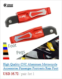 CNC Алюминиевые мотоциклетные складные педали для ног Rearsets задний Набор подножки педали для YAMAHA Tmax XP500 все годы