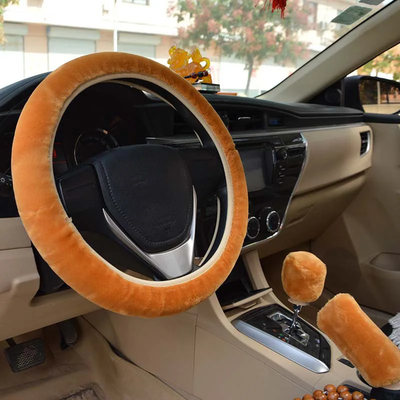 3Pcs Soft Plush Spring Steering Wheel Cover Kit With Stop Lever+Hand Brake Wool Cover Winter Warm Auto Car Interior Accessory
3Pcs Soft Plush Spring Steering Wheel Cover Kit With Stop Lever+Hand Brake Wool Cover Winter Warm Auto Car Interior Accessory
