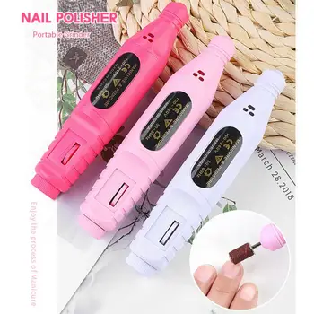 

USB Charging Electric Nail Drill Machine Nail Polish Grinding Machine Nail Art Manicure Nail Drill Equipment Pedicure Drill Set