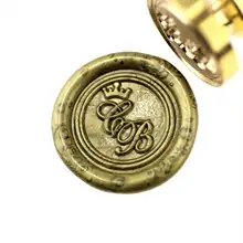 Персонализированные короны с инициалами воск печать/инициалы Пользовательские Свадебные печати/свадебные приглашения печать/на заказ Свадебная печать/моног