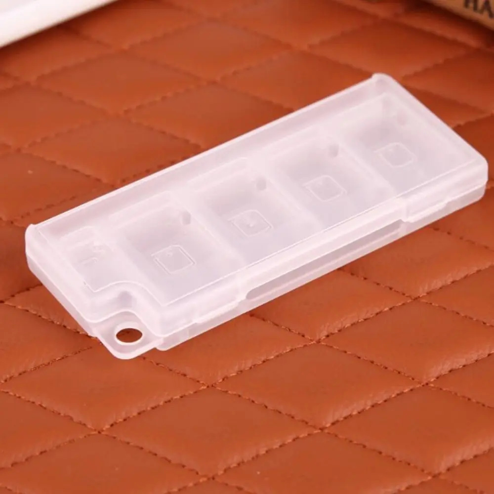 

White Color 8 in 1 Memory Card Holder Game Card Case Box Cartridge Anti Dust Storage Box Protector Case Waterproof Anti-shock