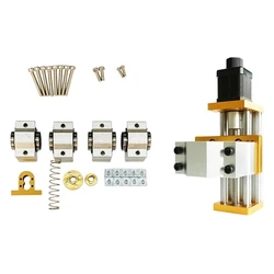Kit de mise à niveau de l'axe X Pro CNC 3018, 1 ensemble, Nema17/23 42BYG/57 Stepper appliquer 45Mm broche T8 écrou Anti jeu en cuivre 