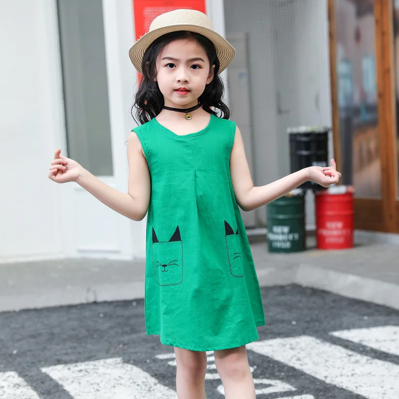 

2020 Children's Summer New Girls' Dress Small and Medium-sized Children's Baby Dress