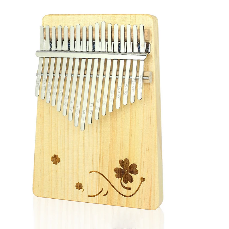 KERUS Kalimba 17 клавиш большого пальца фортепиано с инструкцией по исследованию и мелодия молоток, портативный Mbira Sanza Африканский деревянный палец пианино - Цвет: NO-6