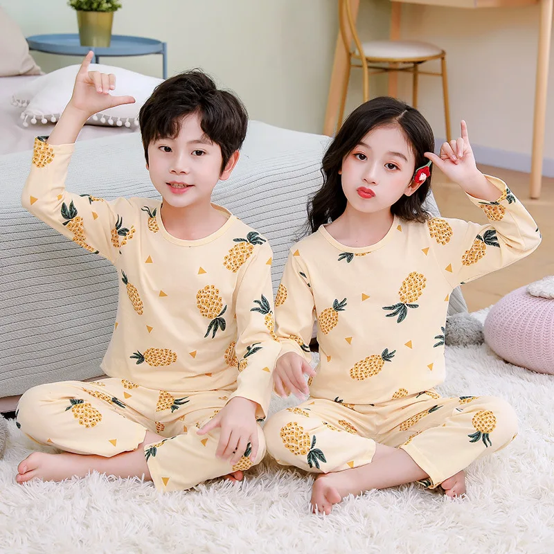 2023-07-14 Lioraitiin 0-4Years Toddler Boys Girls Pajamas Plaid Print Long  Sleeve Lapel Button Closure Tops Pants Sleepwear - AliExpress