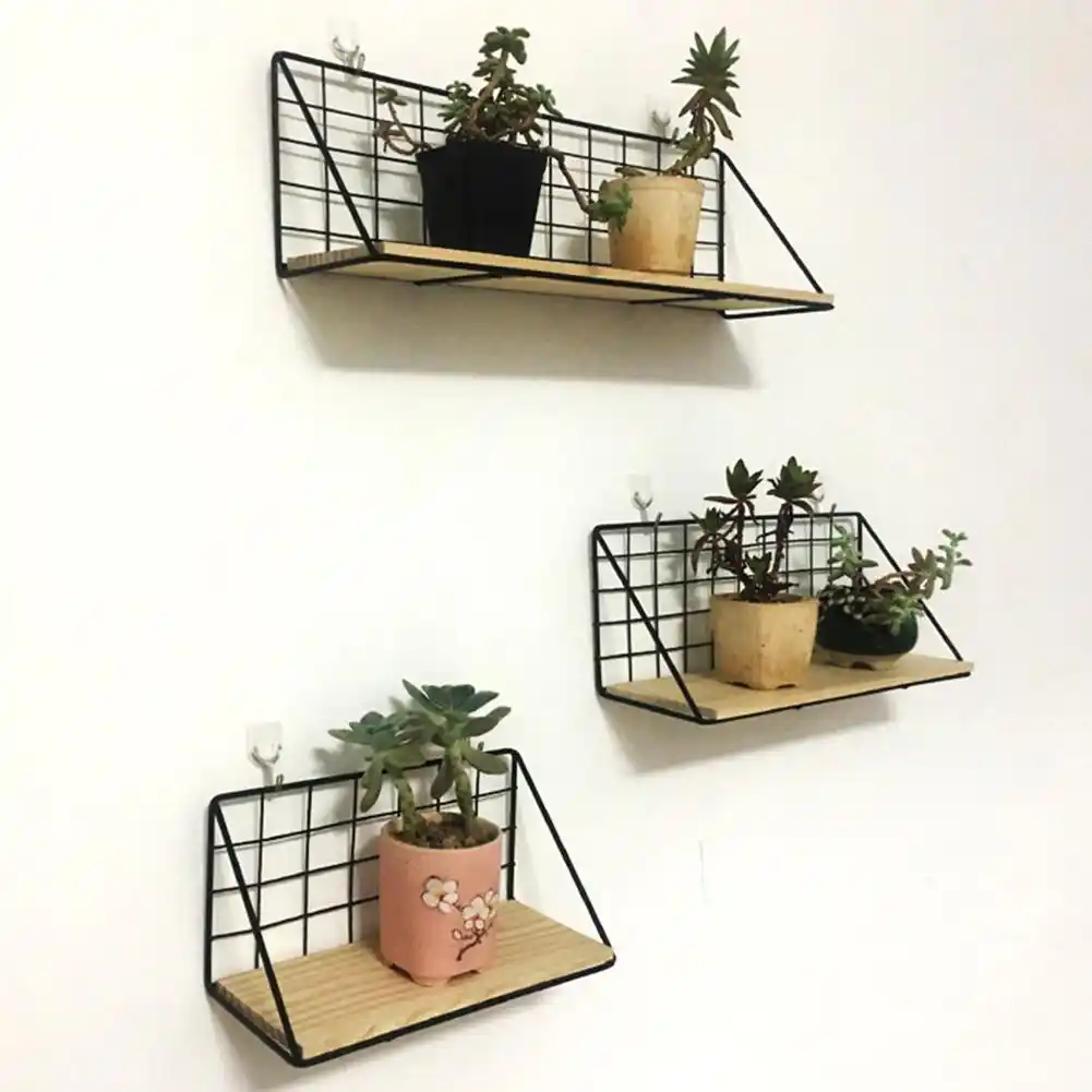 Gran Oferta Soporte De Hierro Nordico Para Colgar En La Pared Del