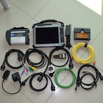 

2IN1 diagnosis scanner for BMW ICOM A2 and sd connect c4 full software in 1TB SSD with IX104 tablet i7 4gb laptop ready to use