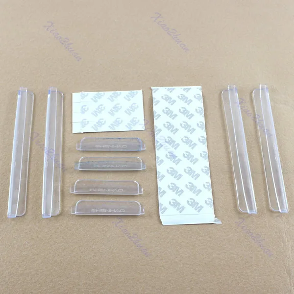 

B86" Hot 8pcs Car Door Edge Guards Trim Molding Protection Strip Scratch Protector Clear