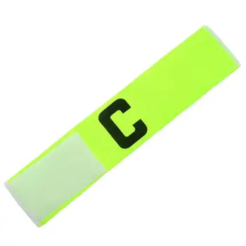 

2 pcs/lot Football Soccer Flexible Sports Adjustable Player Bands Fluorescent Captain Armband Outdoor L
