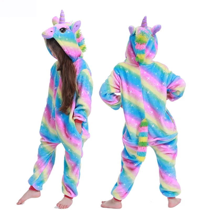 kigurumi Kids Unicorn Pajamas For Children Animal Cartoon Blanket Sleepers Baby Costume Boy Girl Licorne Jumspuit kigurumi Kids Unicorn Pajamas For Children Animal Cartoon Blanket Sleepers Baby Costume Boy Girl Licorne Jumspuit
