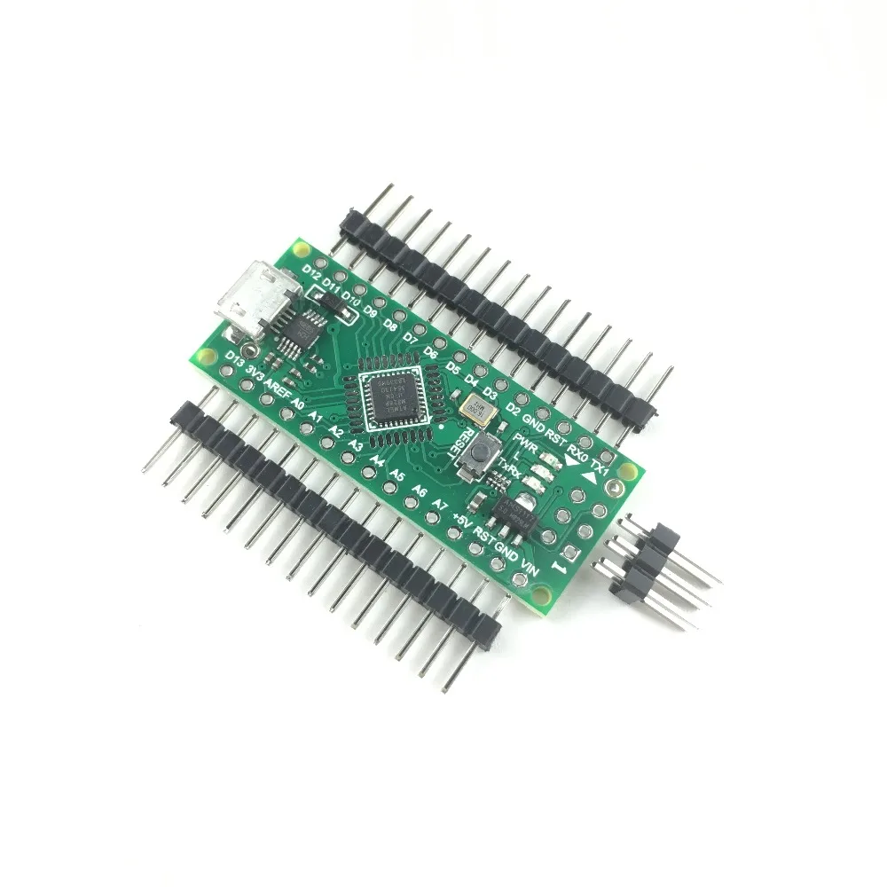 Горячая Распродажа 1 шт. Nano 3,0 контроллер совместим с arduino nano Atmega328 серии CH340 USB драйвер без кабеля NANO V3.0