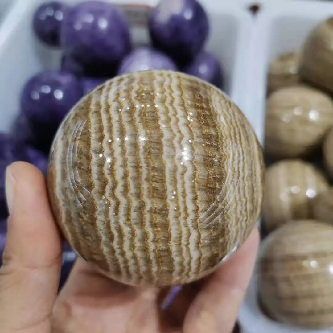 

60-70cm Natural Rock Crystal ball stone Sphere for home decoration fengshui