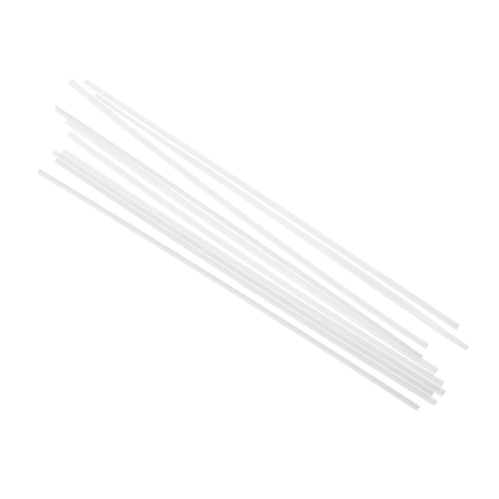 10Pcs 250mm Length ABS Plastic L-shaped Bar Rod Architectural Model Making Building DIY