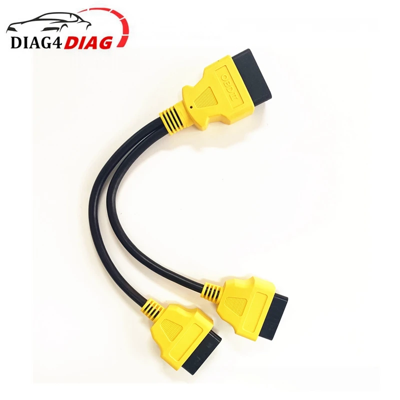 Diagnosis Multimarca Cable Divisor OBD2 16 Pin Macho A Doble Hembra De 42 Cm Altavoz Inteligente Google