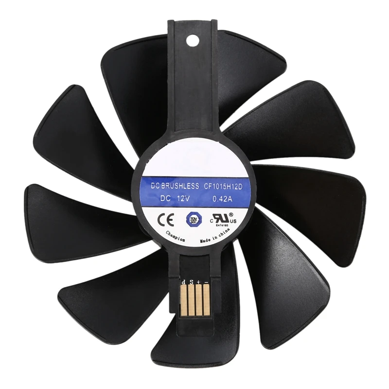 Кулер для видеокарты Sapphire NITRO RX480 8G RX 470 4G GDDR5 RX570 / D5 RX580 8 95 мм 12 В постоянного тока |