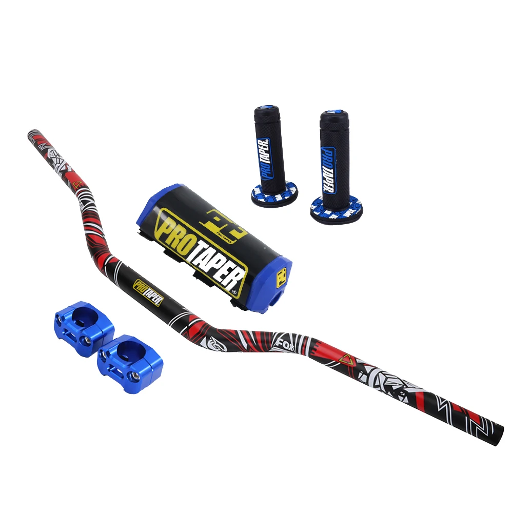 1 1/8 "Жир Бар 28 мм CNC Руль Ручка Зажим Pad мотоцикл для SUZUKI RM125 RM250 RMZ250 RMZ450 RMX250 DR250 DRZ400