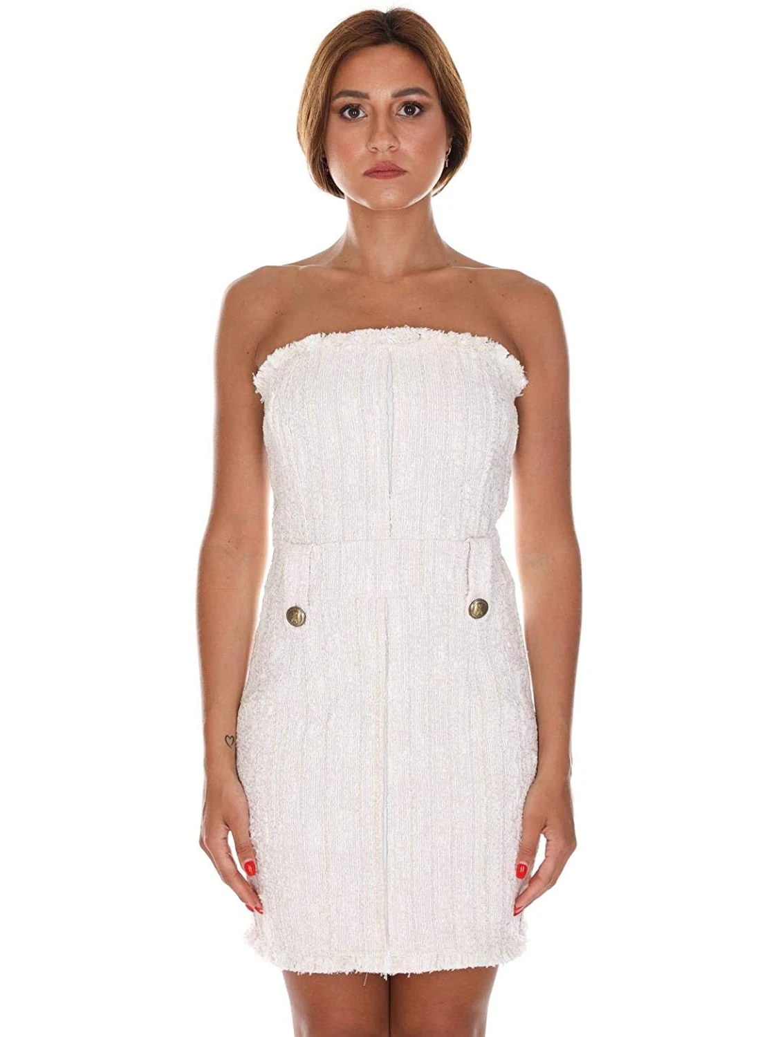 patrizia pepe white dress