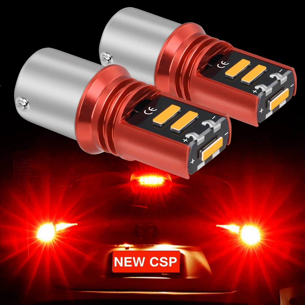 Новые супер яркие светодиодные лампы 1157 BAY15D P21/5W CSP автомобильные тормозные