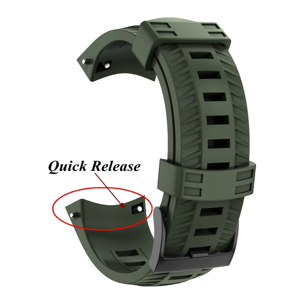 Sprot силиконовый ремешок для часов Suunto 9/Suunto 9 Baro медь/Sunnto Spartan/Suunto Sport Baro/D5 Quick Release Резиновые наручные часы