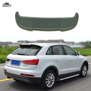 

ABT style ABS primer rear roof spoiler lip For Audi Q3 Quattor TFSI 2012-2018 Year Decoration Sport styling back window wing