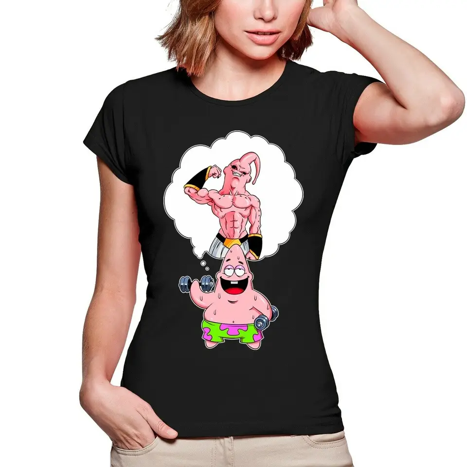魔人ブウパトリックスター Dragao ボール Z Spange ボブパロディー黒 Tシャツ S 6xl Tシャツ Aliexpress