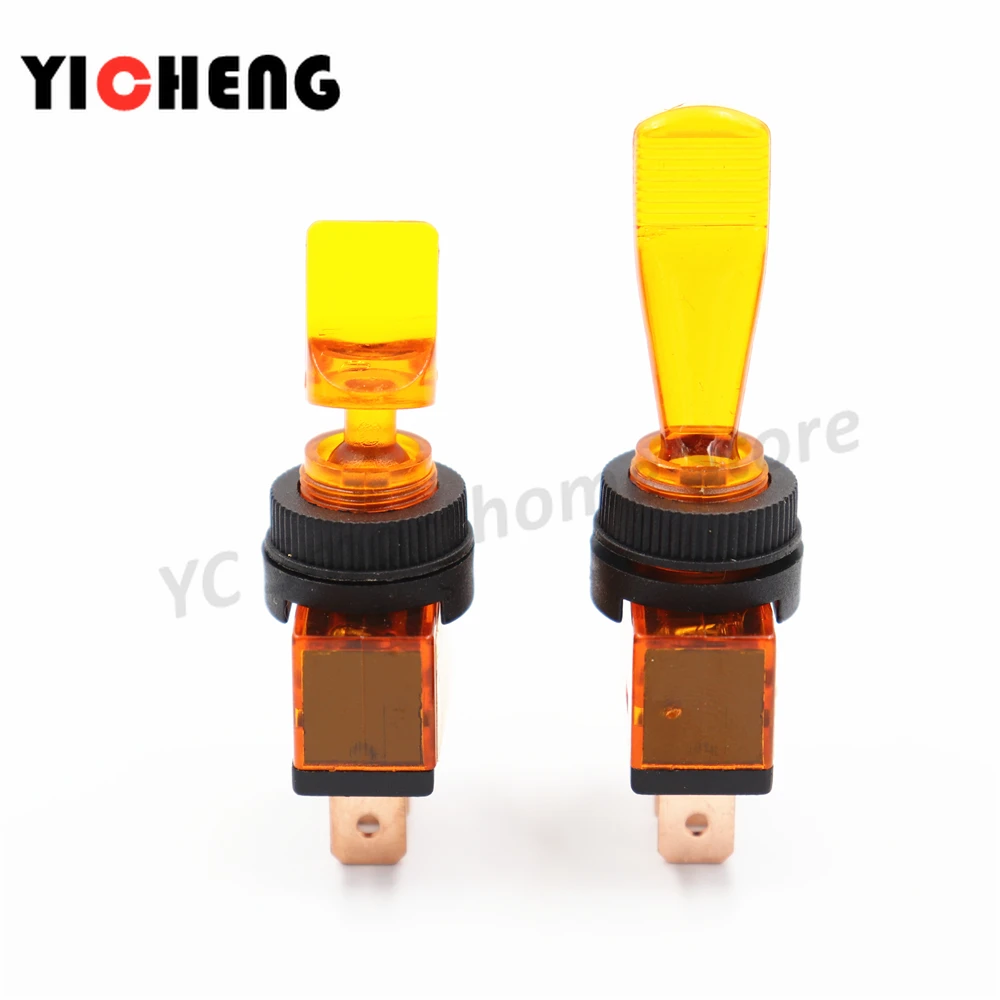 12v Illuminated Spst Toggle Switch With Light - 20a 12mm Mount