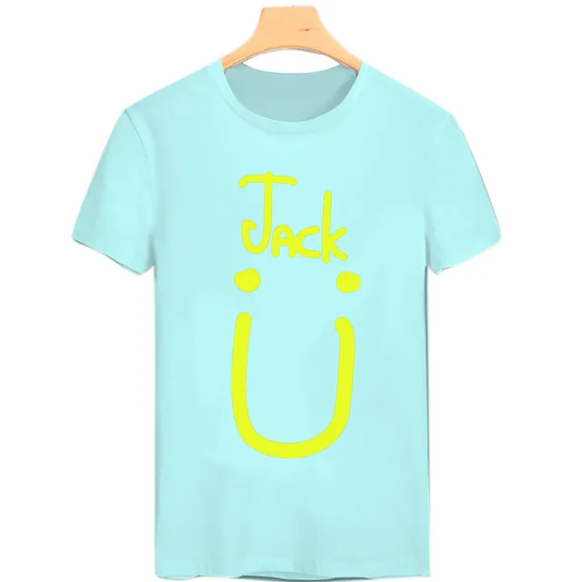 blue MC DJ Skrillex футболка Jack U Футболка DJ Skrillex Music Logo унисекс футболка Diplo Snake Черная Футболка MIX music life крутая футболка - Цвет: blue