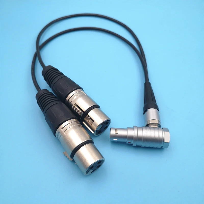 Atomos Shogun Monitor Recorder 10Pin to Dual 3Pin XLR Breakout Audio Input Cable 