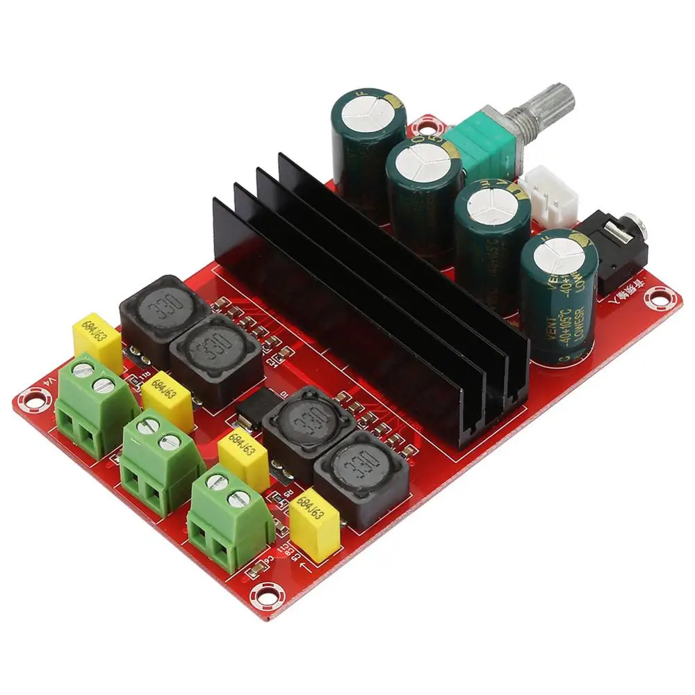 DC12-24V высокой мощности 2*100 Вт двухканальный цифровой усилитель аудио доска стерео усилитель электронный Усилитель мощности доска