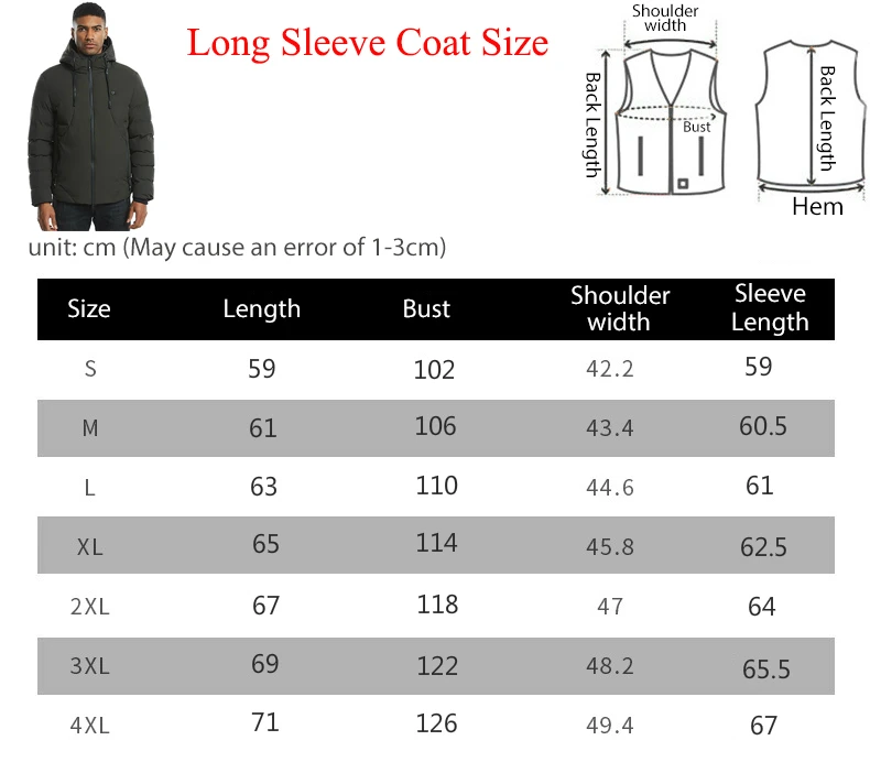 Модная мужская и женская куртка с электрическим подогревом, теплый жилет с USB теплым пером,, зимняя куртка размера плюс