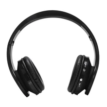 Складная Беспроводная bluetooth-гарнитура спортивные стереонаушники наушники с системой Handsfree Mic Цвет: черный