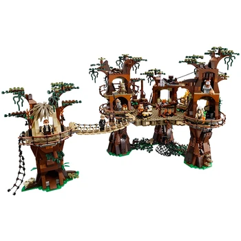 

In stock Star Toys Wars Compatible Lepining Block Ewok Village Wars Set 10236 Building Block Bricks Kids Toys Christmas Gifts