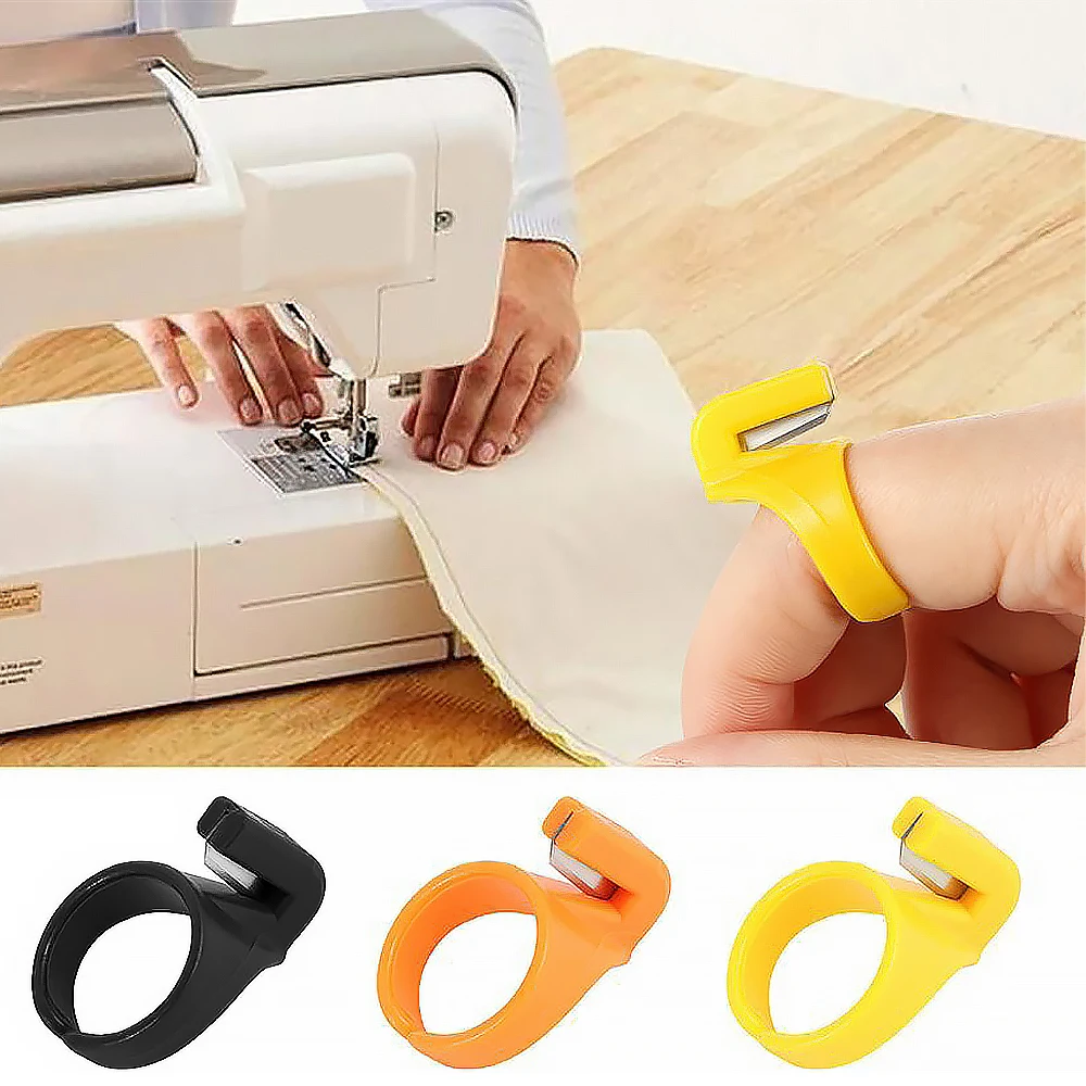 

3PCS Mini Finger Blade Needle Craft Home Plastic Thimble Sewing Ring Thread Cutter DIY Household Sewing Machine Accessories