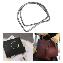 

1 Pair Metal Round/D Shaped Handles Replacement for Handmade Bag Handbags Purse Handles