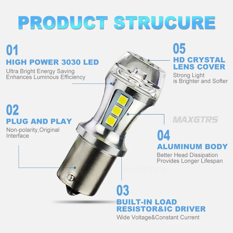 2x1156 BA15S Led P21W S25 Автомобильная фара лампы распродажа стоп сигнал задсветильник