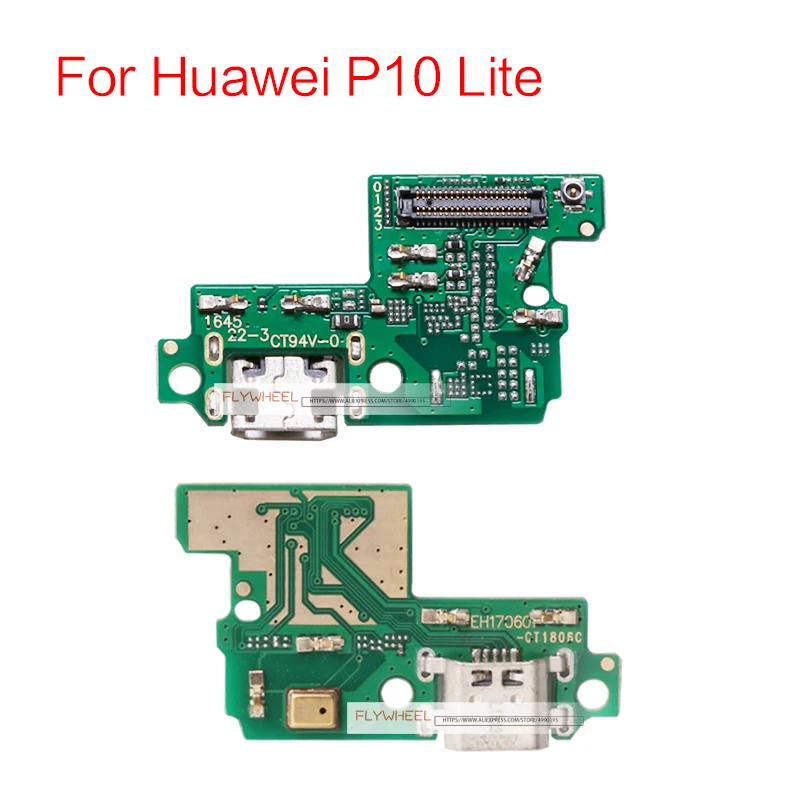 1 шт. зарядный порт лента для huawei P10 Lite P10 Plus USB зарядное устройство док-станция разъем гибкий кабель, сменные детали