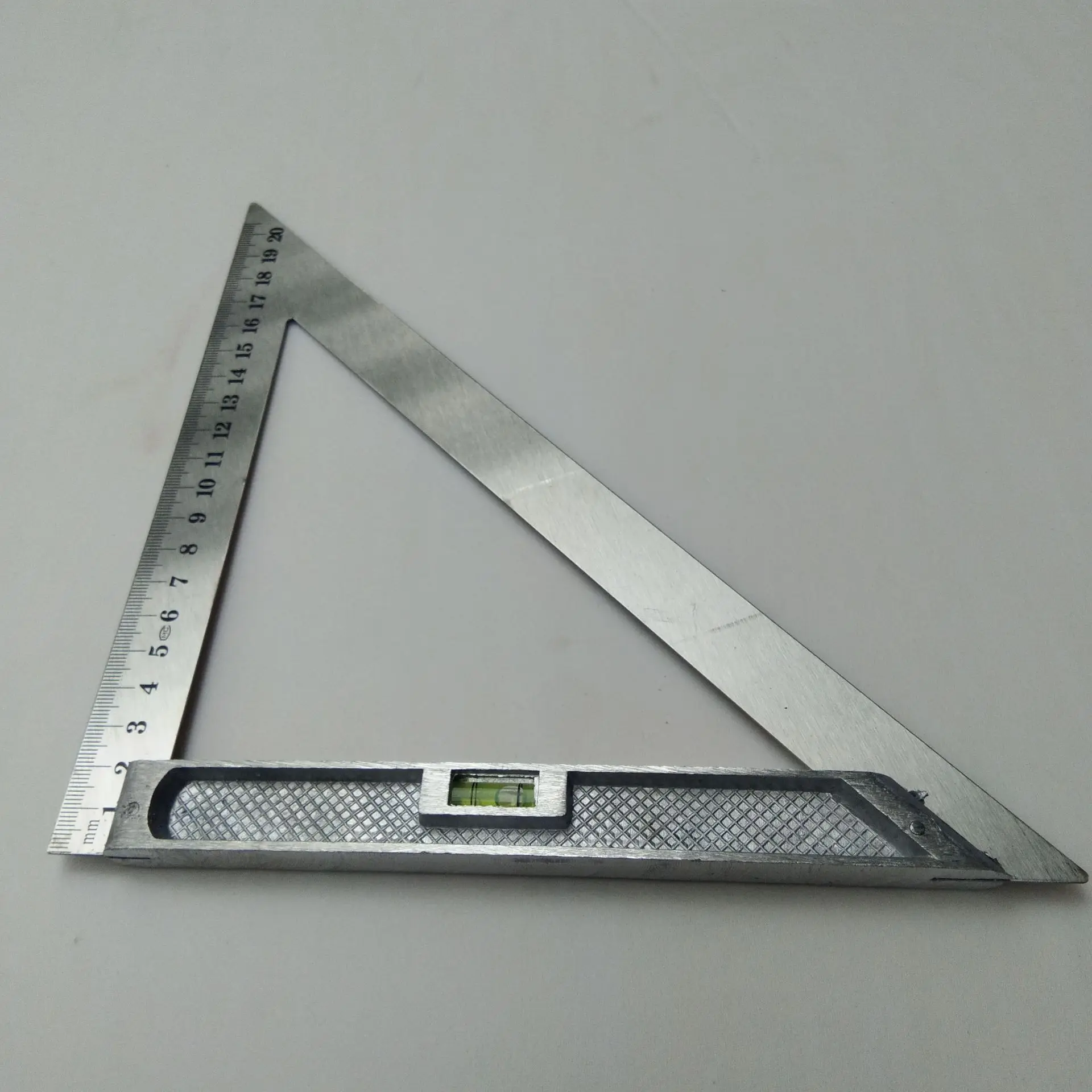 

Aluminium Alloy Triangle Ruler Woodworking Measurement Painted Tool Triangle Ruler Architecture Tool Woodworking Household Ruler