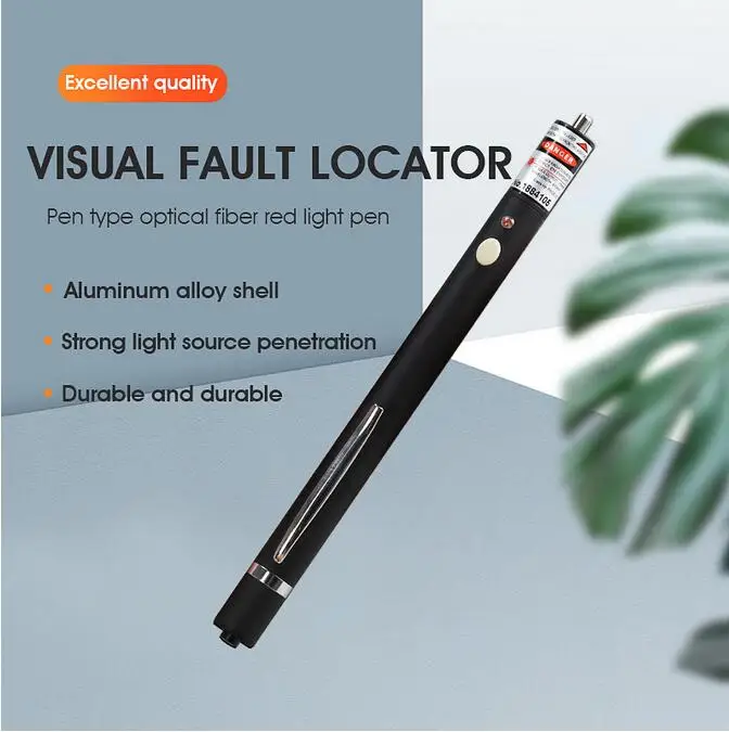 

Red Laser Fiber Optic Visual Fault Locator Cable Tester Meter with 2.5mm Universal Connector