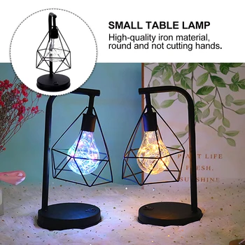 

1 Pc Iron Art Copper Wire Night Light Desktop Decorative Lamp (USB Warm White)