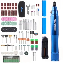 A-BF Wireless Drill Electric Dremel DM-220D Mini rotary Engraver for home DIY Polishing Machine With Power Tools Accessories