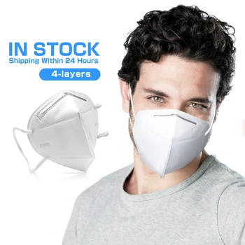 

Fast Delivery KN95 Reusable Face Mask with filter 5 Layers Dust Respirator medical Masks For Virus Protection Mask Mouth Cover