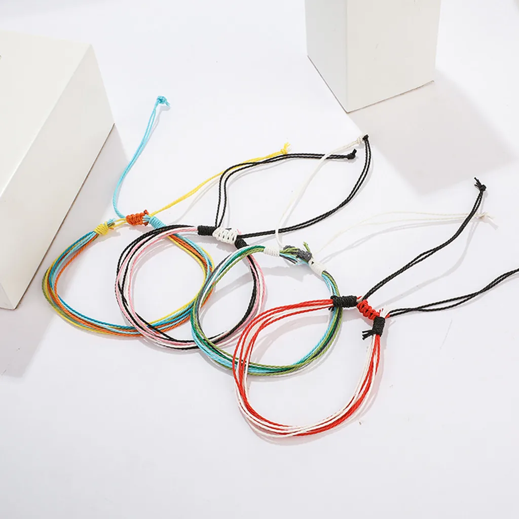 Женские браслеты pulseras mujer moda 2020 erkek 4 шт. водонепроницаемые на шнурках Dreaming Outloud Pack