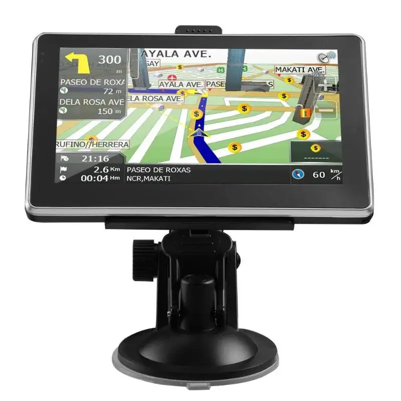 Портативный спутниковый навигатор, 5 дюймов, Автомобильный gps навигатор, 8G, сенсорный экран, Европа, Израиль, Северная Америка,, новая карта, бесплатное обновление