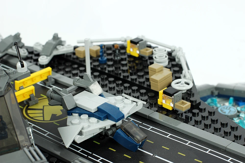 07043 Marvel супер герой серия щит Helicarrier модель строительные блоки наборы игрушка подарок для детей Marvel супер герой 76042