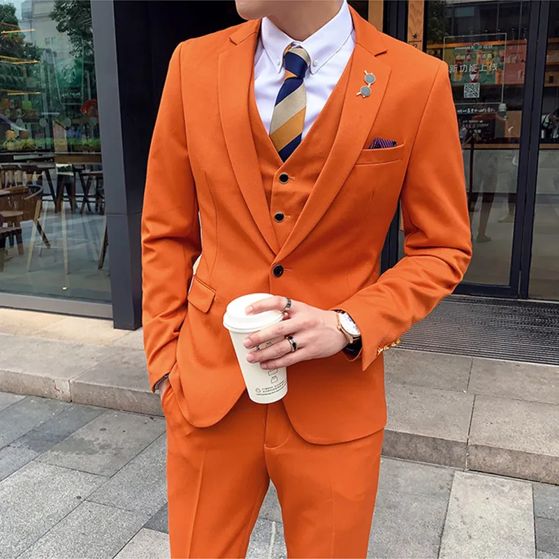 東京 直営 店 21新デザインファッションメンズハイエンドスーツジャケットフォーマルドレスメンズスーツセット結婚式新郎タキシード ジャケット パンツ ベスト 直売在庫 Signature Johaness Com