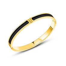 

3 Diamond Epoxy Enamel Bracelet with CNC Inlaid CZ Gemstone Ladies Men's Classic Bracelet Brand Valentine's Day Jewelry Gift