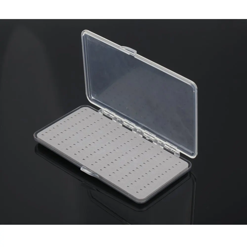 1pcs-H34B 2PACK-Aventik прозрачная коробка для ловли нахлыстом пена A, B, D магнитный коврик крюковый отсек Коробка 7,3X3,8X0,68 дюймов - Цвет: 1pcs-H34B