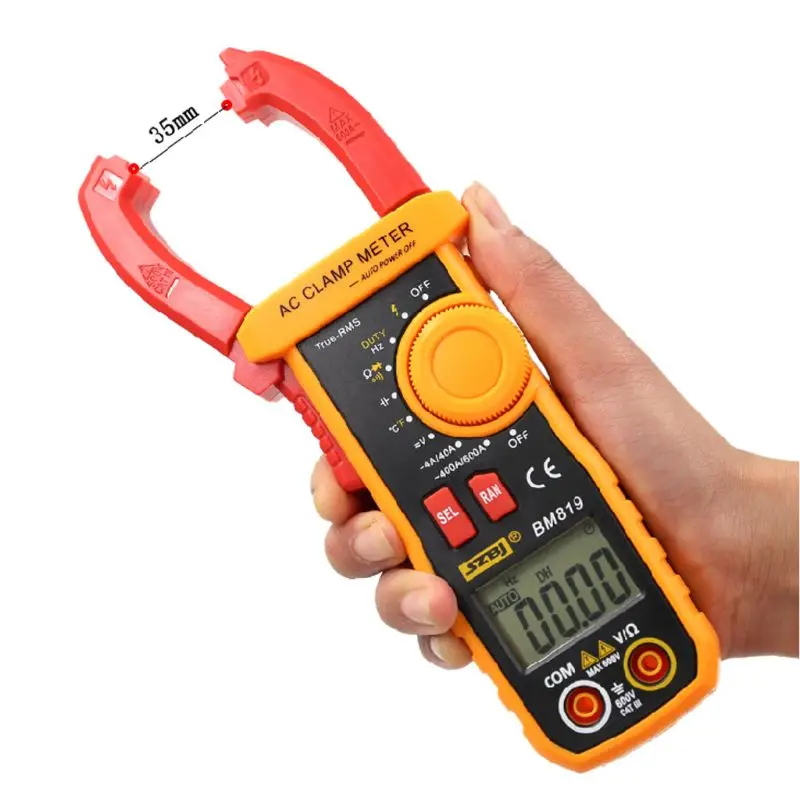 

BM818/BM819 Digital Multimeter Clamp Meter Auto Range Measurement Voltmeter 831F