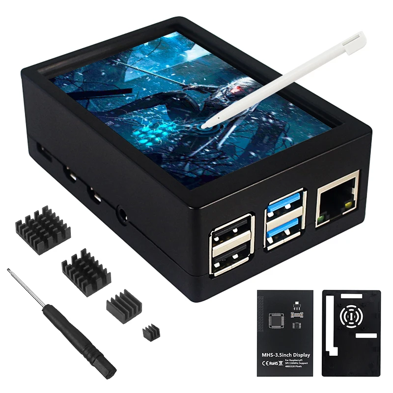 ����� ���� ���÷���, 480*320 LCD ��ġ ��ũ��, ��ġ ��, ABS ���̽�, �濭��, ����� ���� 4 �� B 3B, 3B + ��, 3.5 ��ġ