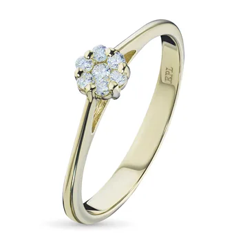 

Yellow gold ring with diamonds e0301kts10134800